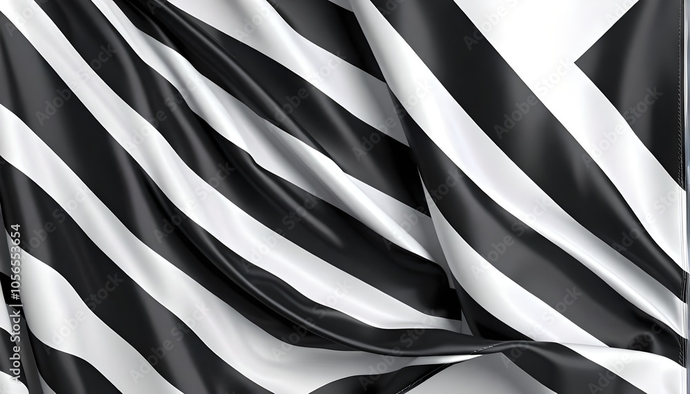 Fototapeta premium A Textured Abstract Background with Fluid Curves and Shadows,