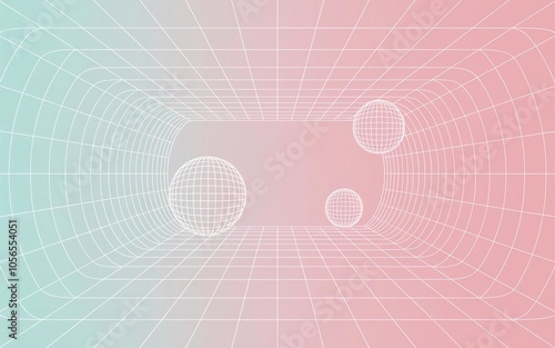 clear pastel retro futuristic texture