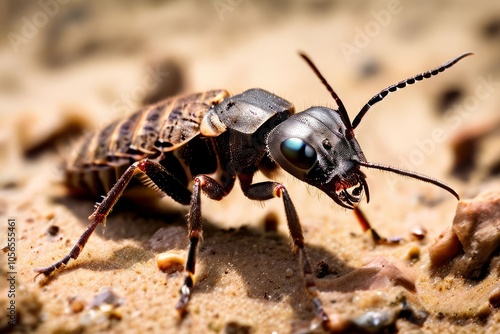 antlion myrmeleontidaea predatory insect that digs pits in the s photo