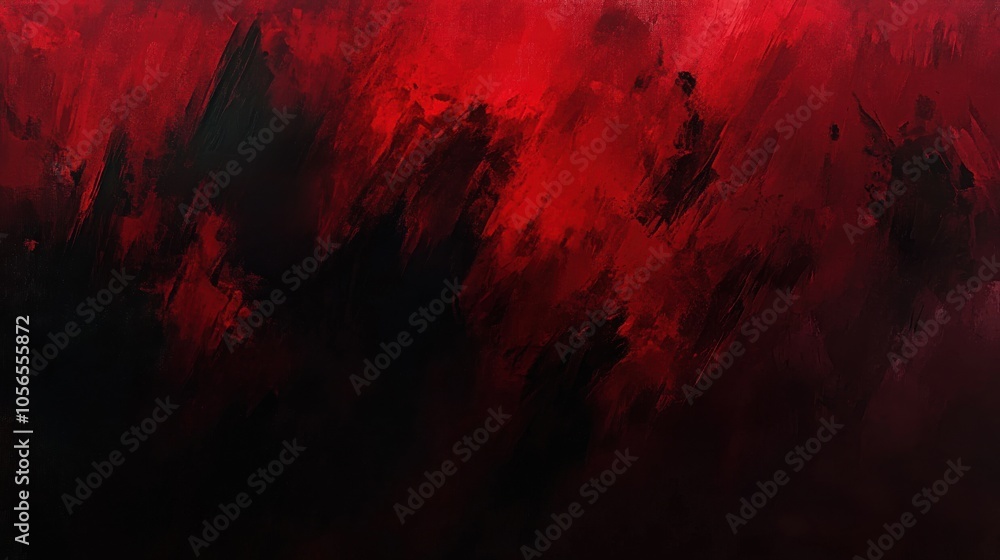 This captivating abstract oil painting features bold brushstrokes in deep reds and blacks, creating a haunting atmosphere. The rich textures evoke mystery and drama, inviting endless interpretation. This captivating abstract oil painting features bold brushstrokes in deep reds and blacks, creating a haunting atmosphere. The rich textures evoke mystery and drama, inviting endless interpretation.