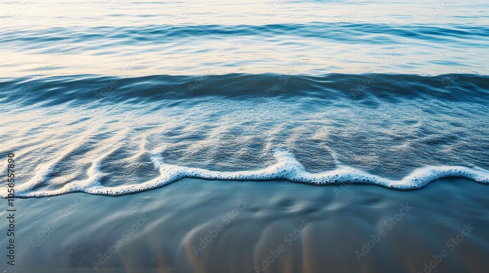 Ocean Waves and Sandy Beach Ocean Waves and Sandy Beach