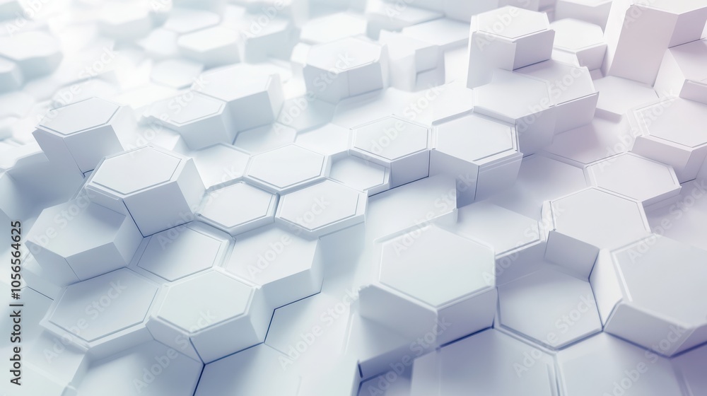 White Hexagon Pattern for Science and Technology Design White Hexagon Pattern for Science and Technology Design
