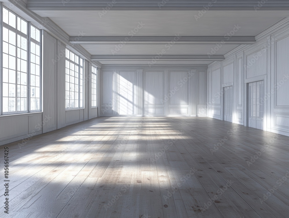 Empty Room Sunlight. Empty Room Sunlight.