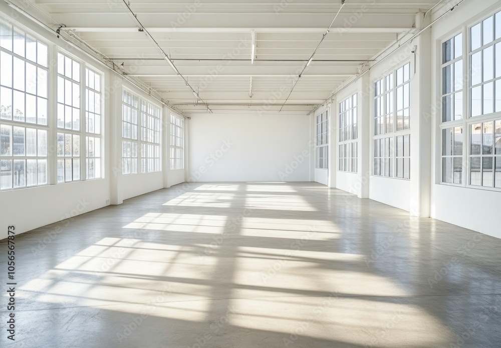 Empty Loft Space. Empty Loft Space.