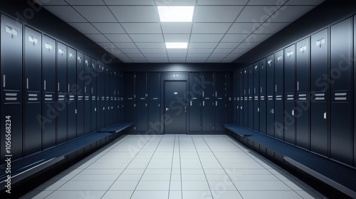 Locker Room Interior.