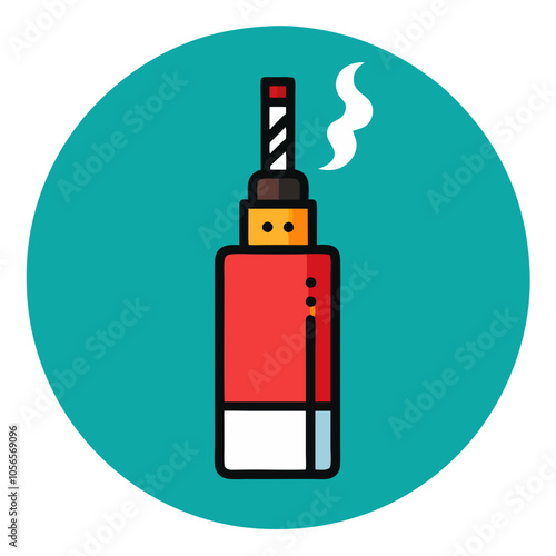 electronic cigarette icon