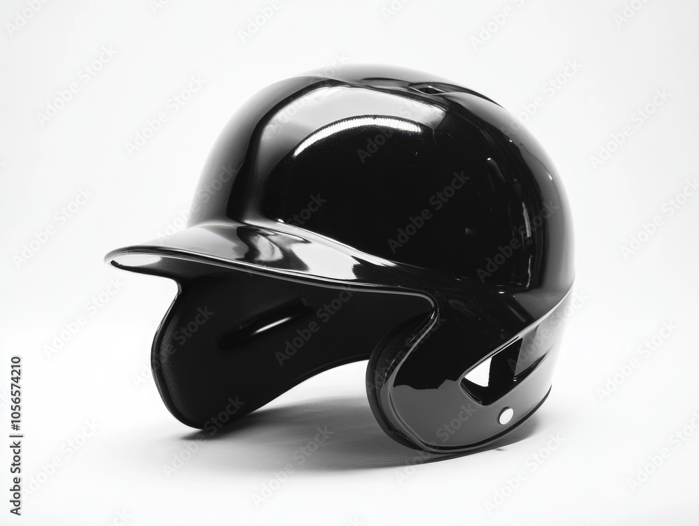 Obraz premium Black Baseball Helmet