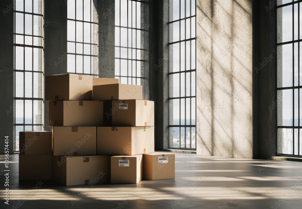 Cardboard Boxes Room. Cardboard Boxes Room.