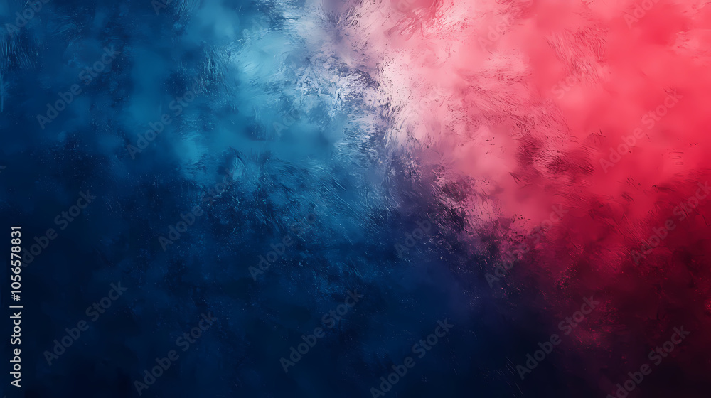 Fototapeta premium Abstract gradient background with grain texture captivating noise airbrush. dark blue red color. Gradient Mesh. Illustration
