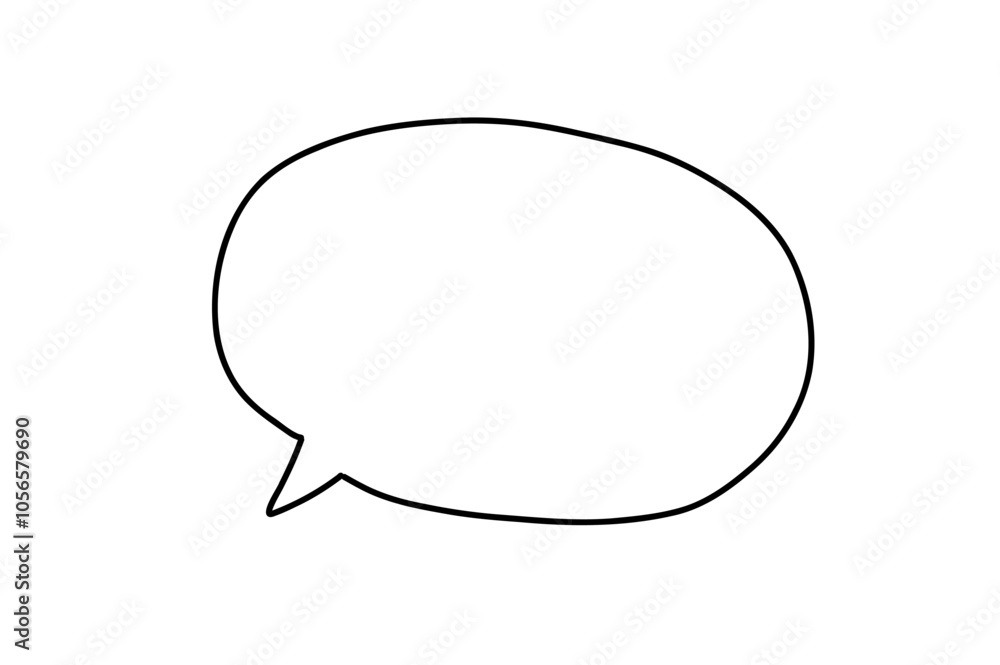 シンプルな吹き出しイラスト素材 シンプルな吹き出しイラスト素材