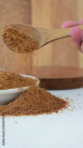 Brown sugar, a sugar that is typical of Southeast Asia, makes it sugar with a unique taste