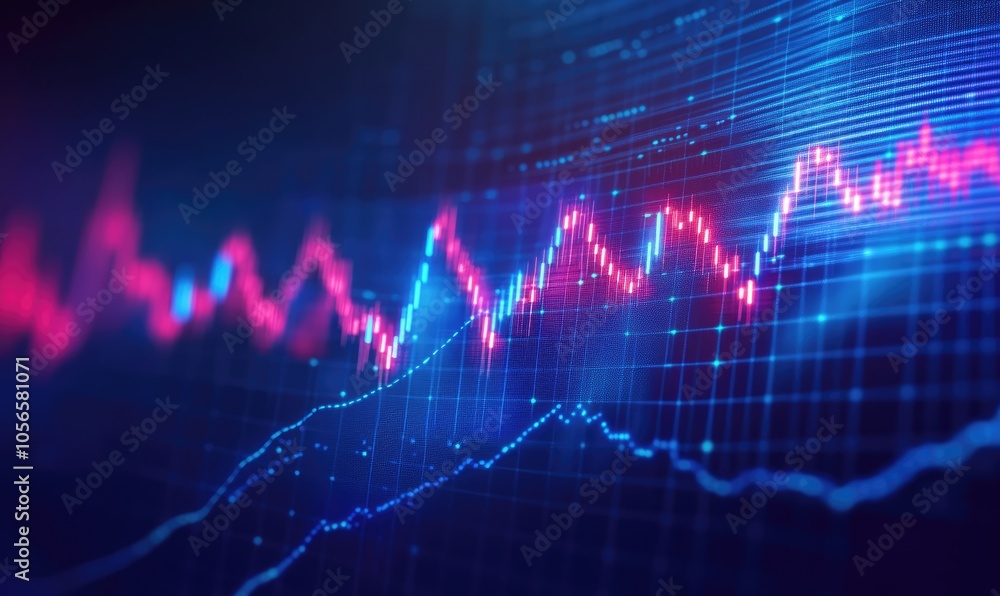 Abstract Financial Data Visualization Abstract Financial Data Visualization