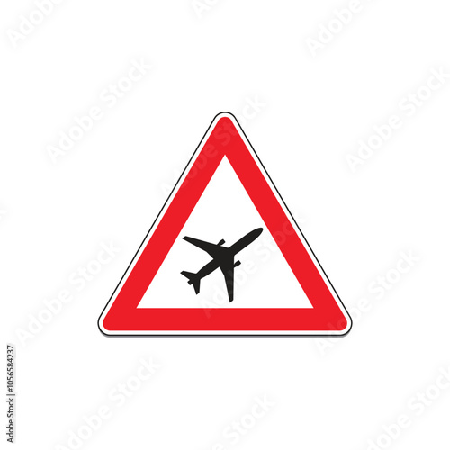 Road Sign Pedestrian Crossing icon. Silhouette style. Vector icon.