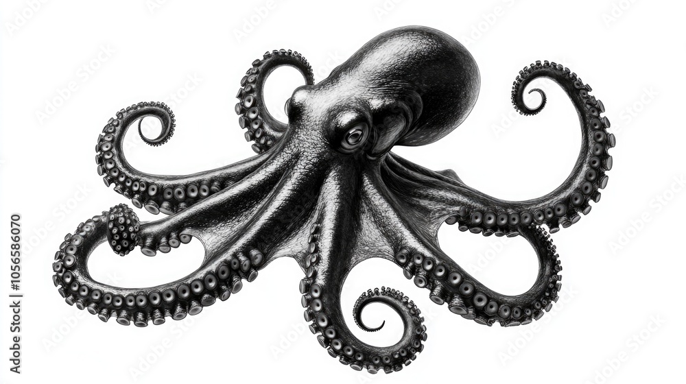 Fototapeta premium Octopus Portrait