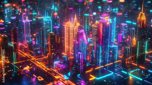 Neon Cityscape