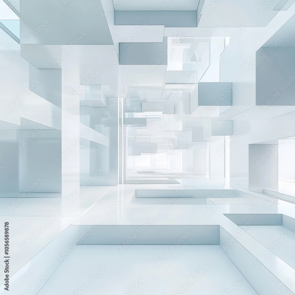 Abstract White Structure. Abstract White Structure.