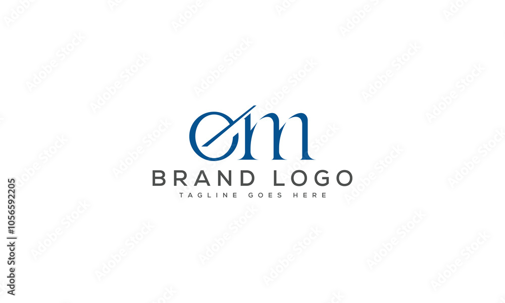 EM logo design vector template design for brand. EM logo design vector template design for brand.