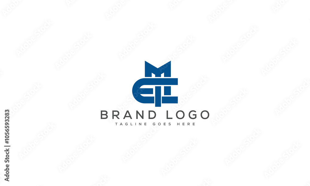 EM logo design vector template design for brand. EM logo design vector template design for brand.