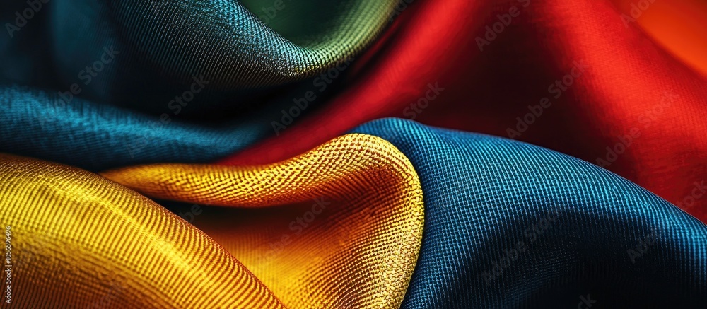 Macro Shot Of Fabric Textile Macro Shot Of Fabric Textile