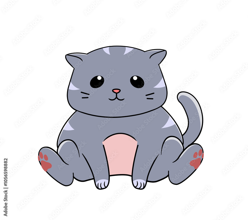 Fototapeta premium cartoon cat