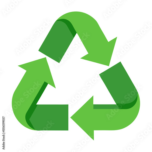 green refresh recycle icon