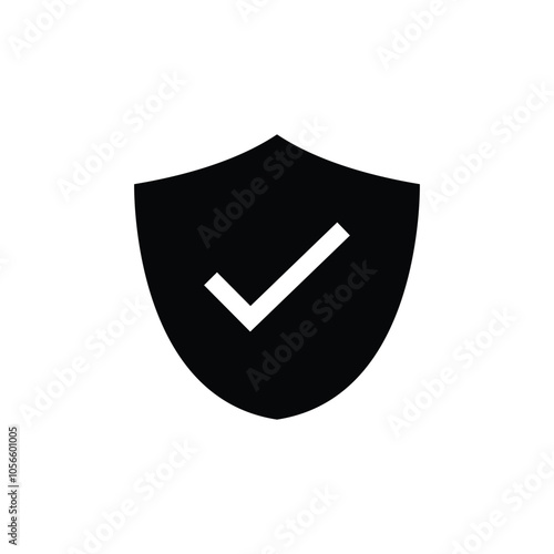 Safe icon logo design template isolated illustration