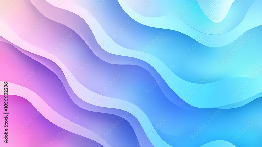 Obraz premium Light blue gradient background design. minimalist background bright wallpaper with colorful gradient shapes. Gradient Mesh. Illustration