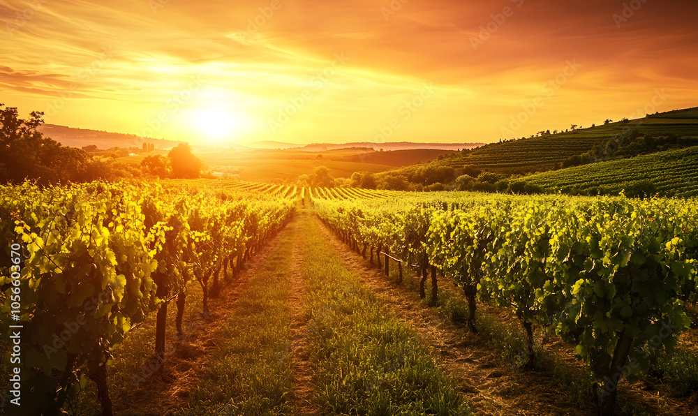 Naklejka premium Spectacular Nature and Scenic Wonders: Golden Hour Sunsets, Lush Forests, Tranquil Beaches, and Vibrant Fields of Flowers in Stunning Views