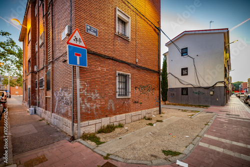 Calles principales de Valladolid, España. Capital de la Comunidad Autónoma de Castilla y León photo