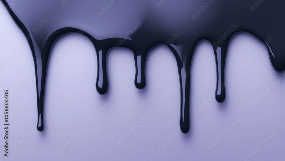 Dripping Black Liquid Dripping Black Liquid