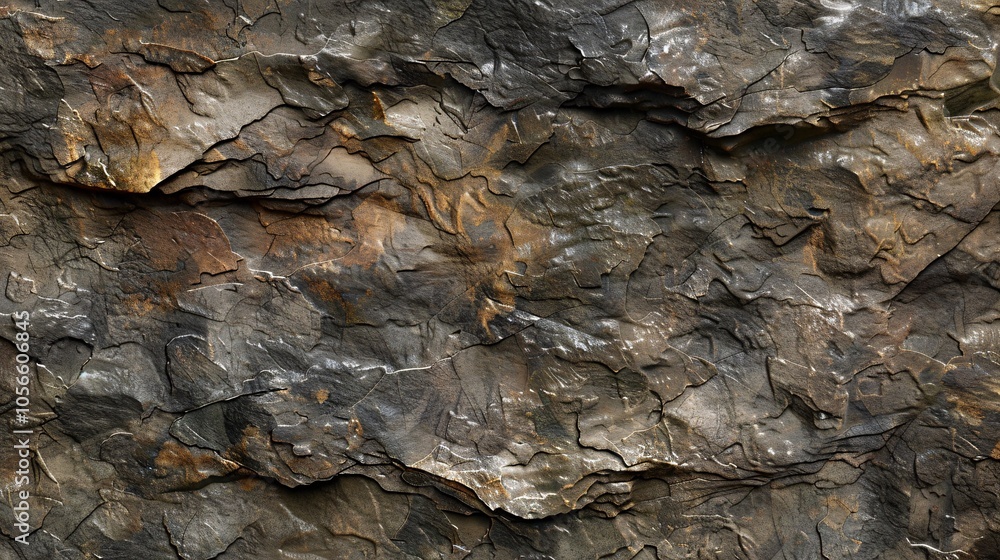 3D rendering of a slate texture with earthy tones, natural layers and rough texture 3D rendering of a slate texture with earthy tones, natural layers and rough texture