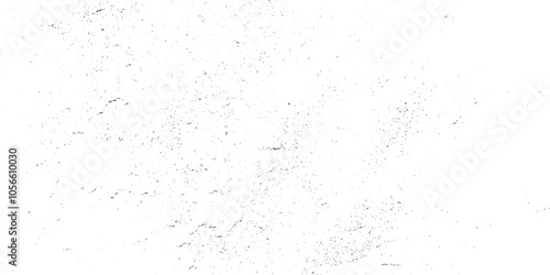 Abstract dust particle and dust grain texture on white background, Black and white grunge urban texture with copy space. 