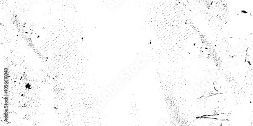 Abstract dust particle and dust grain texture on white background, dirt overlay or screen effect use for grunge background vintage style.