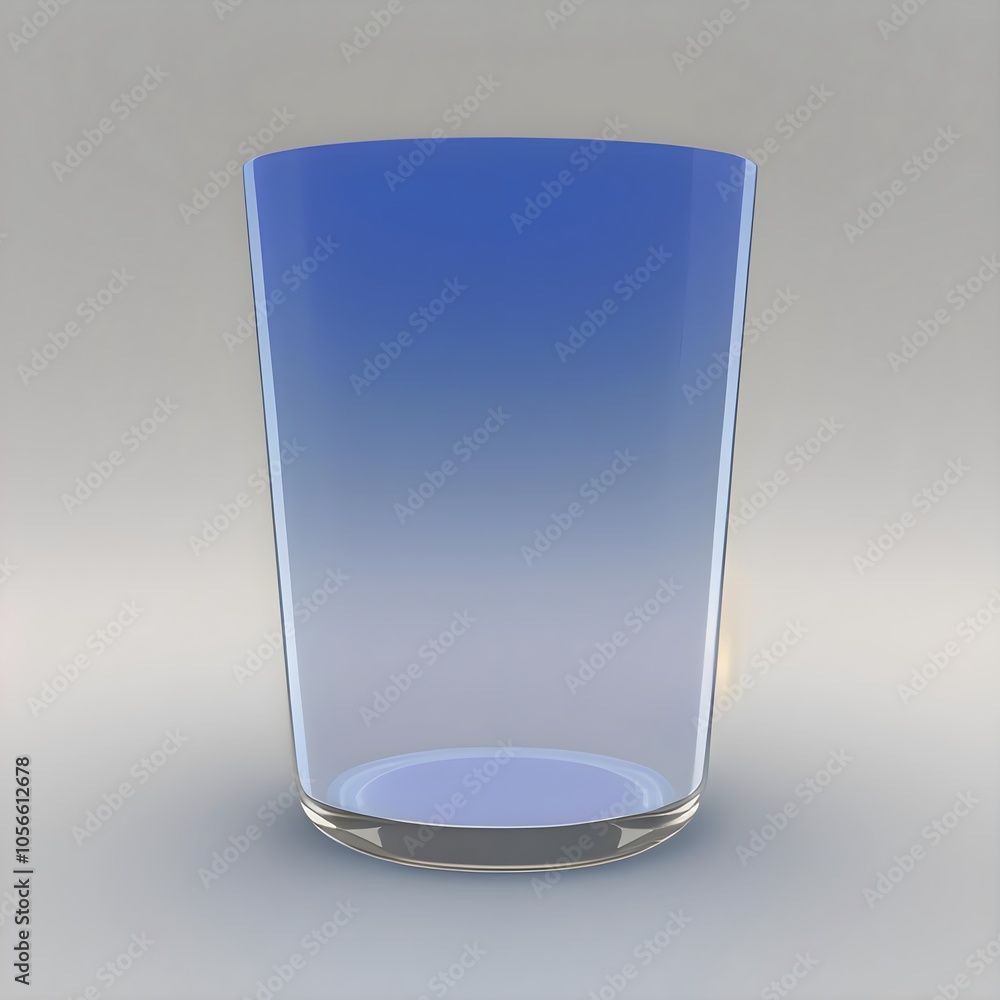 Transparent gradient glass background 3drendering Transparent gradient glass background 3drendering