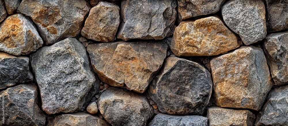 Fragment Of The Ancient Stone Wall Executed From Stones Of Various Form And The Size Background Image Fragment Of The Ancient Stone Wall Executed From Stones Of Various Form And The Size Background Image