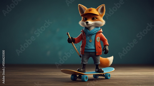 fox in the street
