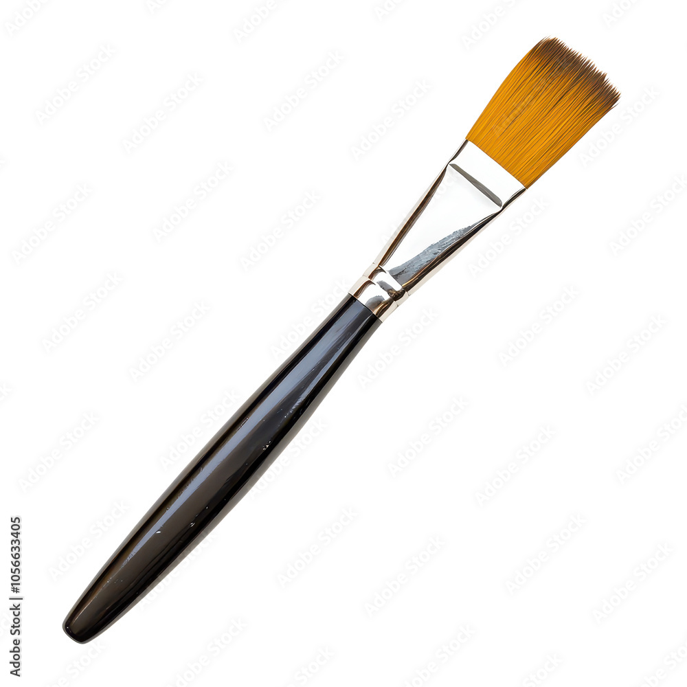 Paint Brush for Art Projects and Craft Works, isolated, transparent background, white background, no background Paint Brush for Art Projects and Craft Works, isolated, transparent background, white background, no background