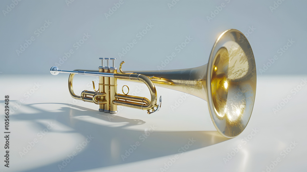 Obraz premium Trumpet 3D