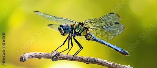 Wallpaper Mural Dragonfly On Branch In Nature Torontodigital.ca