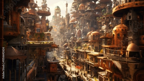 Steampunk Cityscape