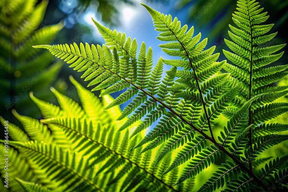 Fern leaf textures, transformed into an abstract green photographic masterpiece. Fern leaf textures, transformed into an abstract green photographic masterpiece.
