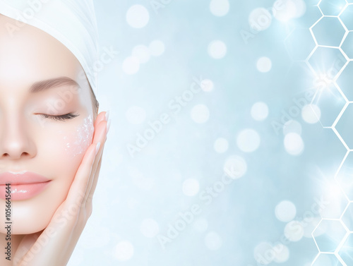 Collagen Peptides and Their Impact on Skin Hydration and Smoothness: Holographic Medical Wellness Promotion photo