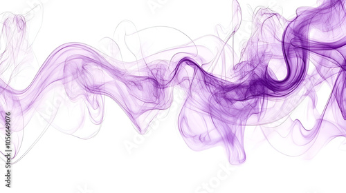 Soft music flowing lines in purple