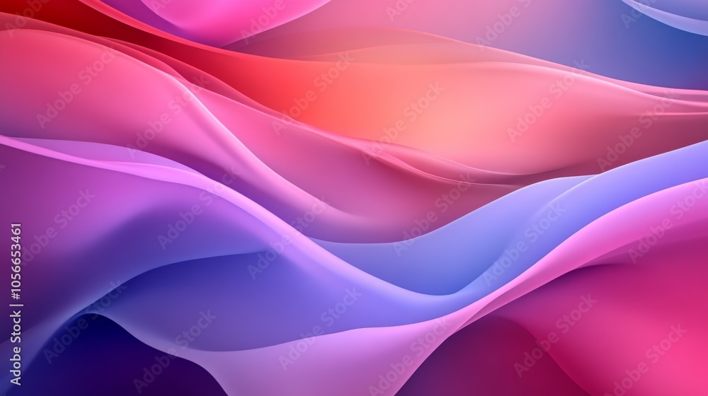 Obraz premium A colorful, flowing background with a pink and purple hue