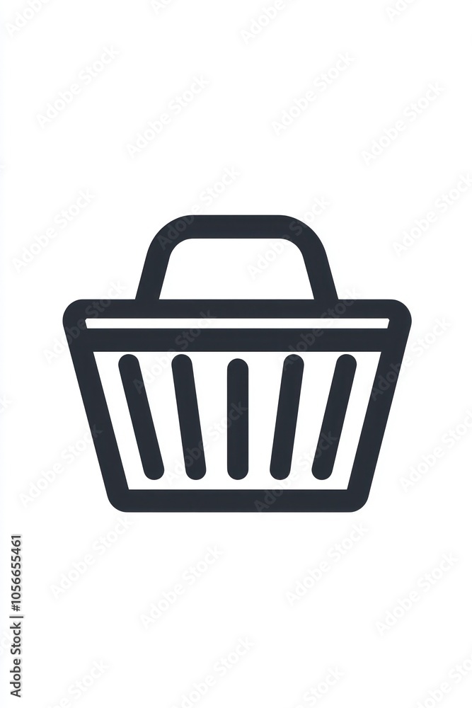 Stylish market glyph icon with smooth lines, ideal for commerce and retail apps. Stylish market glyph icon with smooth lines, ideal for commerce and retail apps.