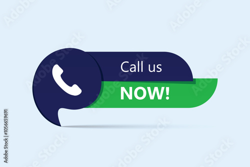 vector call us now contact service icon template
