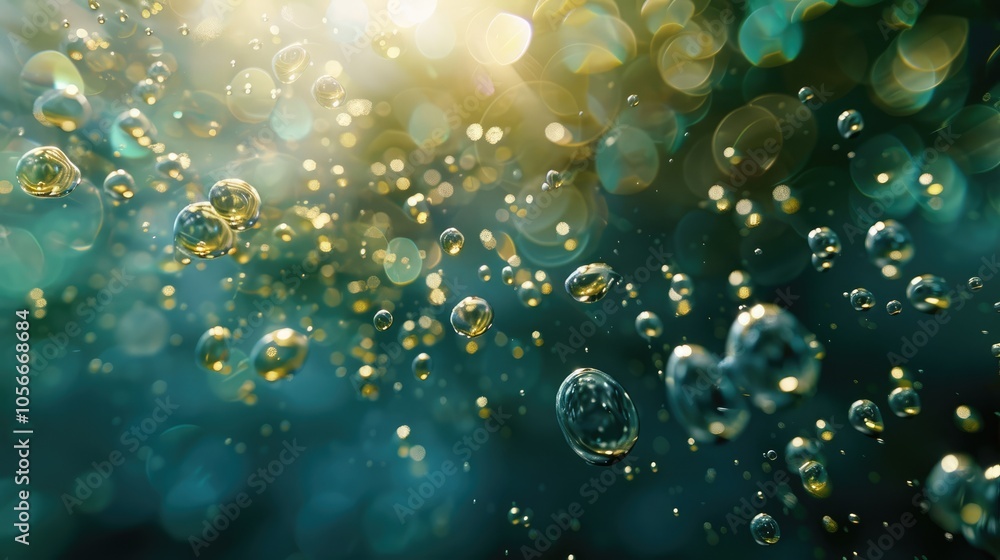 Tiny oil bubbles on water; elegant backdrop for product ads. Tiny oil bubbles on water; elegant backdrop for product ads.