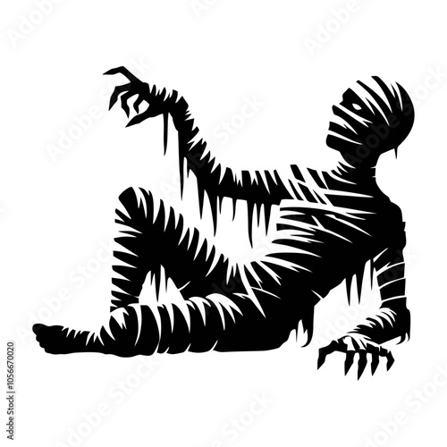 Mummy logo icon design illustration