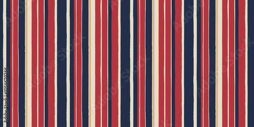 Stripe print texture pattern: A seamless texture pattern of vertical and horizontal stripes, featuring a combination of bold colors like navy blue, bright red, and crisp white