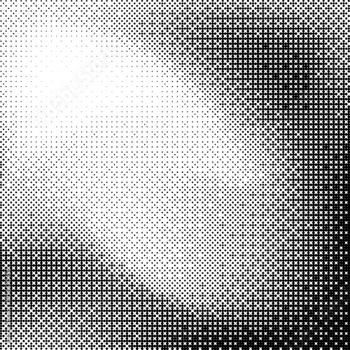 Trendy bitmap monochrome background. Abstract dither pixel gradient pattern. Y2K texture.	
